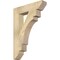 Ekena Millwork Merced Slat Rough Sawn Bracket, Douglas Fir, 4"W x 20"D x 28"H BKT04X20X28MRC06RDF - alternate 1
